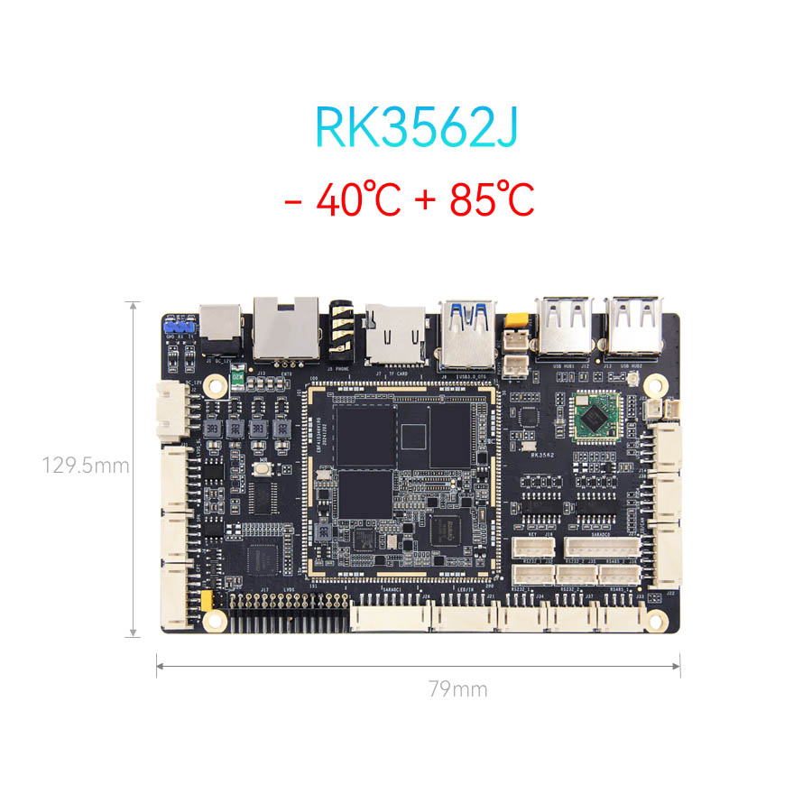 Rockchip Rk3562 डिजिटल सञ्चालन SBC औद्योगिक नियन्त्रणकलर